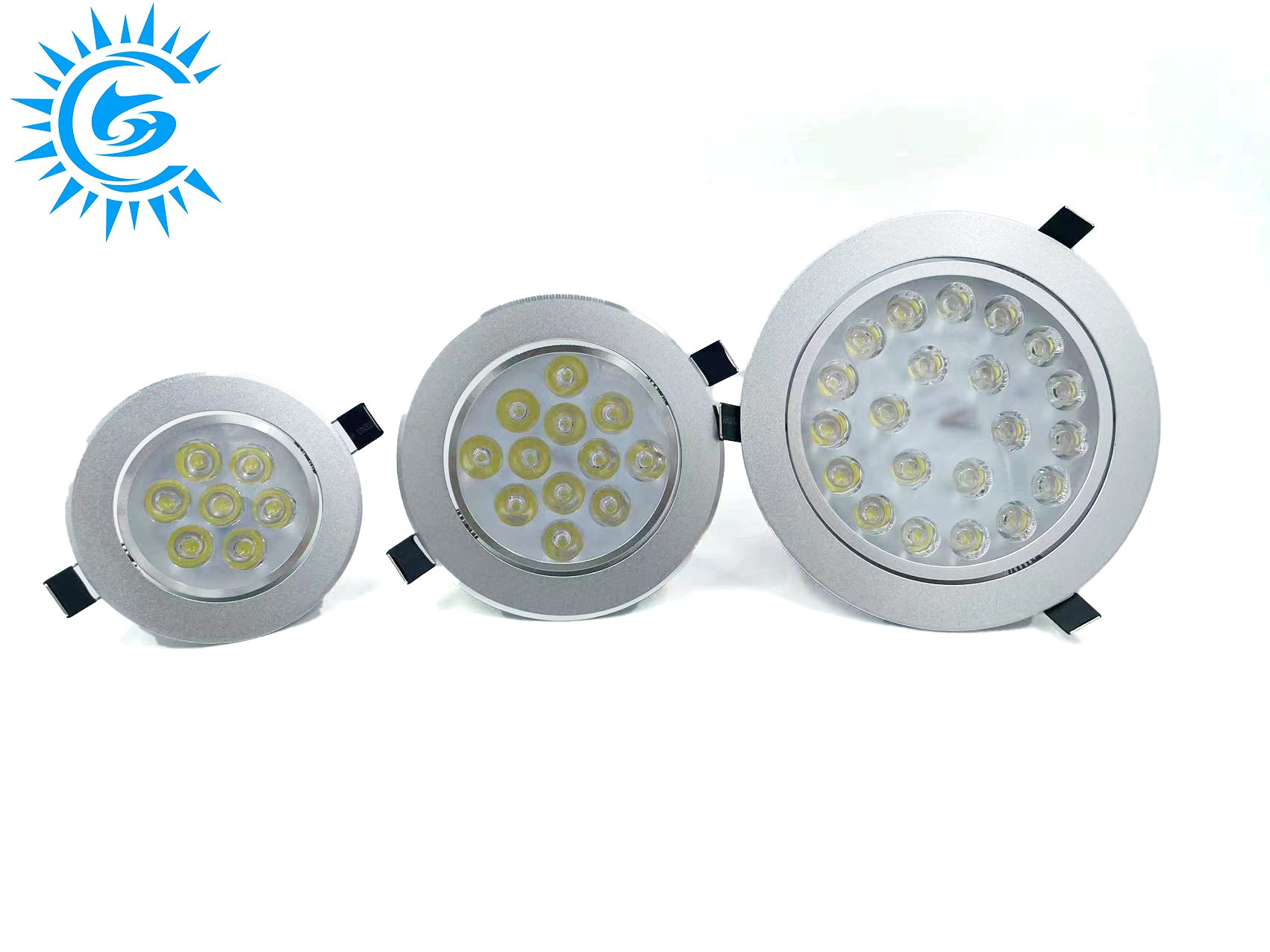 7W LED High Brightness Recessed Ceiling Downlight 85-265V with Driver led Ceiling Light